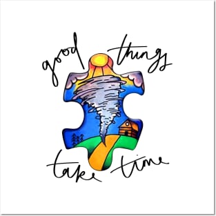 Good Things Take Time Autism Awareness Posters and Art
